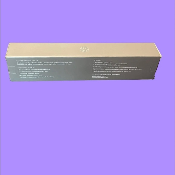 Complex Culture Titanium Curling Wand 25 mm NIB MSRP $75 - Picture 11 of 12